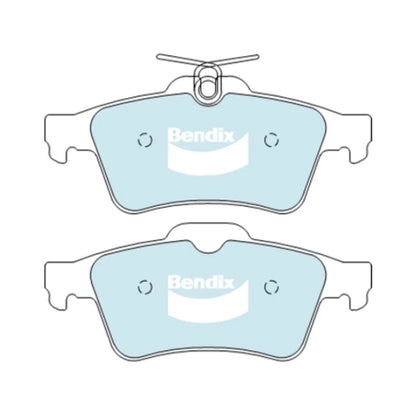 GCT Rear Disc Brake Pad Set 2.0L-2.5L for Mazda 3 (2004-2014)