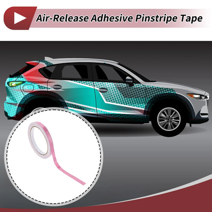 Pinstripe Tape 10mmx10m for Car Motorcycle Boat - Glossy Pink