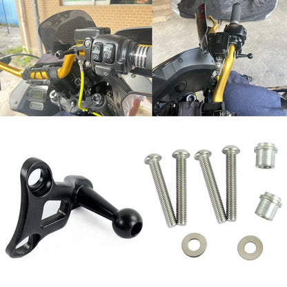 Black Cell Phone Holder Mount for Harley Street Glide ST (2022-2023)