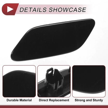 Front Left Washer Nozzle Cover Cap for Lexus RX350 (2019–2022) Black