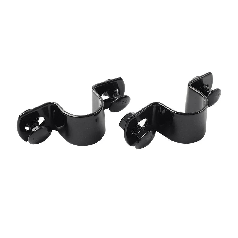 Black Rear Mudguard Mount U-Clamp for Harley Hydra Glide FL (1941-1957)
