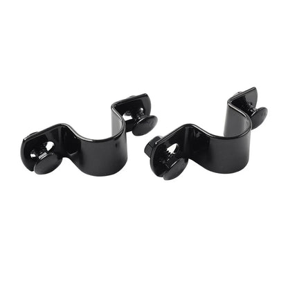Black Rear Mudguard Mount U-Clamp for Harley Hydra Glide FL (1941-1957)