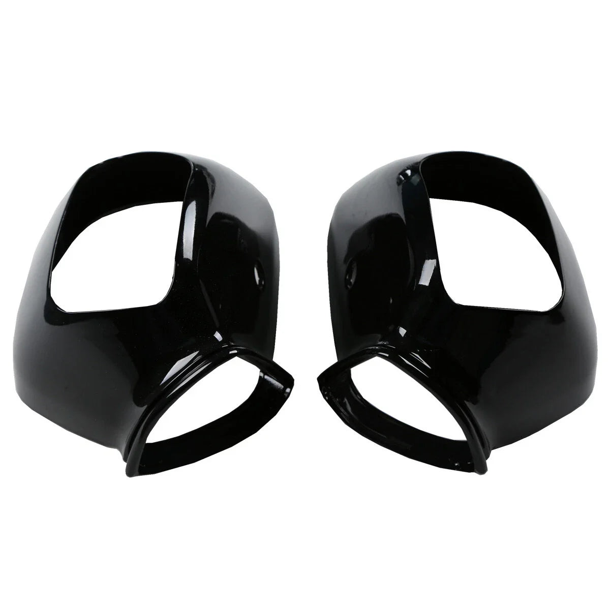 Black Rear View Mirror Case Covers for Honda Goldwing GL1800 (2001-2017)