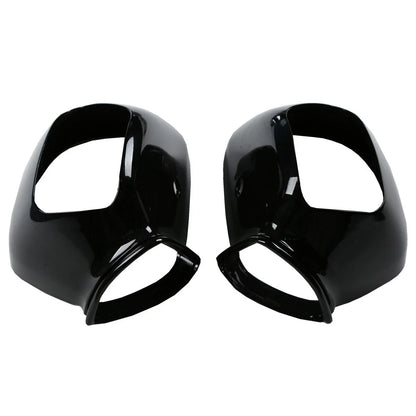 Black Rear View Mirror Case Covers for Honda Goldwing GL1800 (2001-2017)