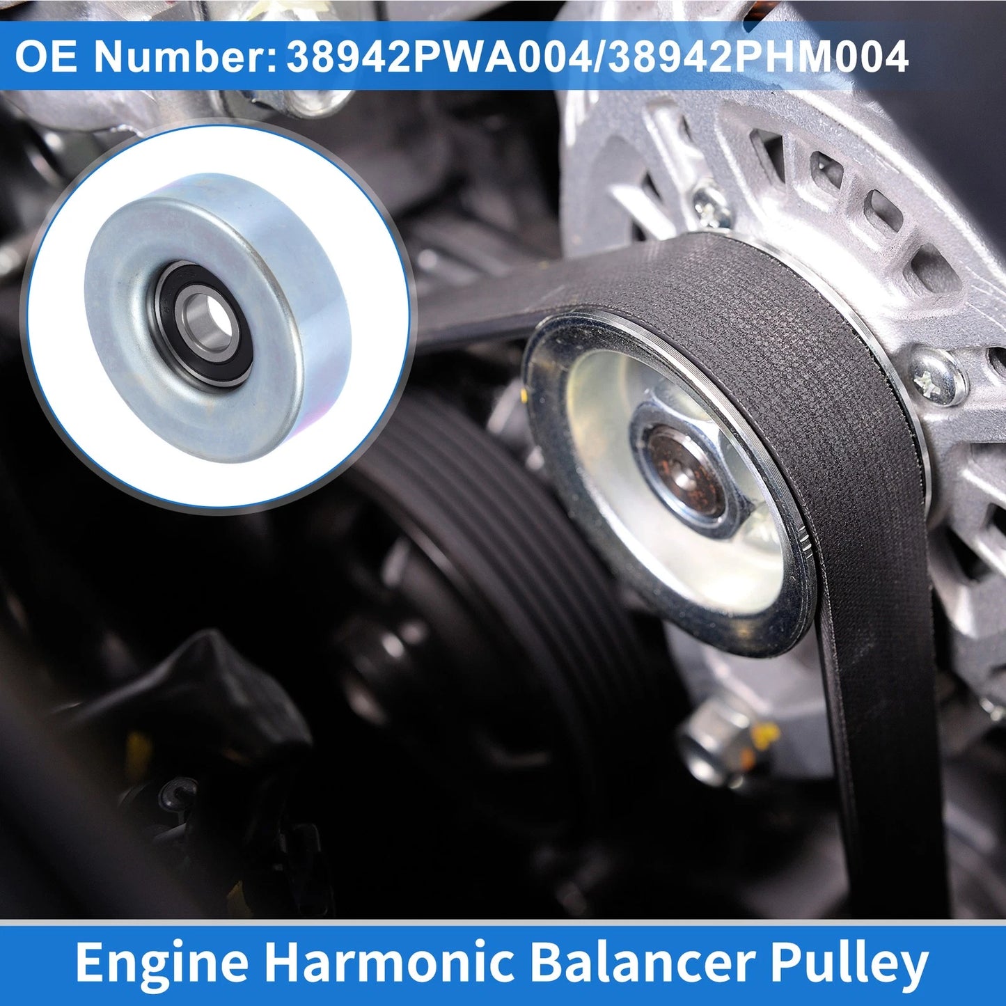 Drive Belt Idler Pulley for Honda Fit (2007–2008)