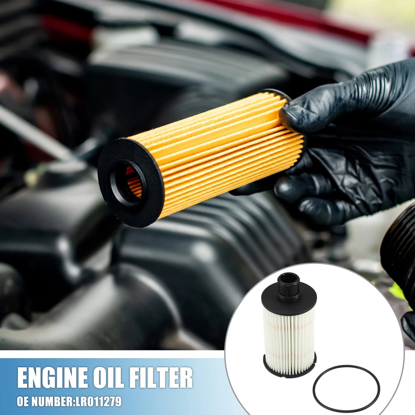 Engine Oil Filter No.LR011279 with O Ring for Land Rover Defender