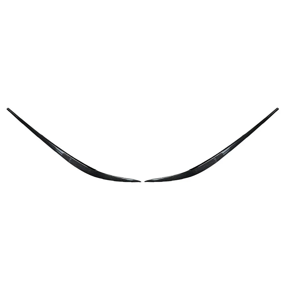 Carbon Fiber Headlight Eyebrow Eyelid Covers for BMW 3 Series (2019-2021)