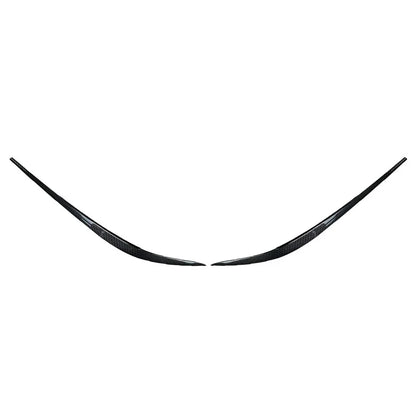 Carbon Fiber Headlight Eyebrow Eyelid Covers for BMW 3 Series (2019-2021)