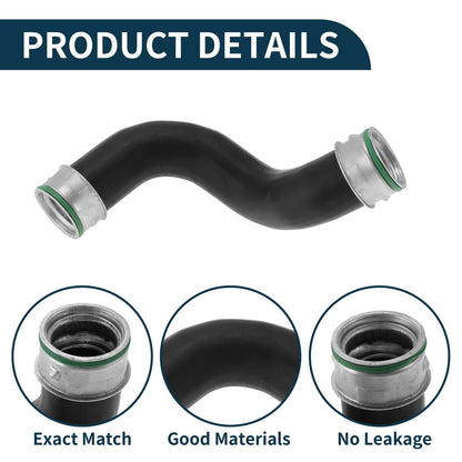 Radiator Hose for Audi A3 1.9 TDI (2000–2003) No. 1J0145822E Black