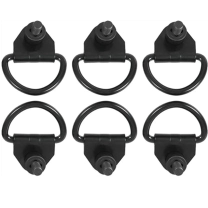 6 x Steel Cargo Hooks for 15-23 Ford Transit 150 250 350 (2015-2023)