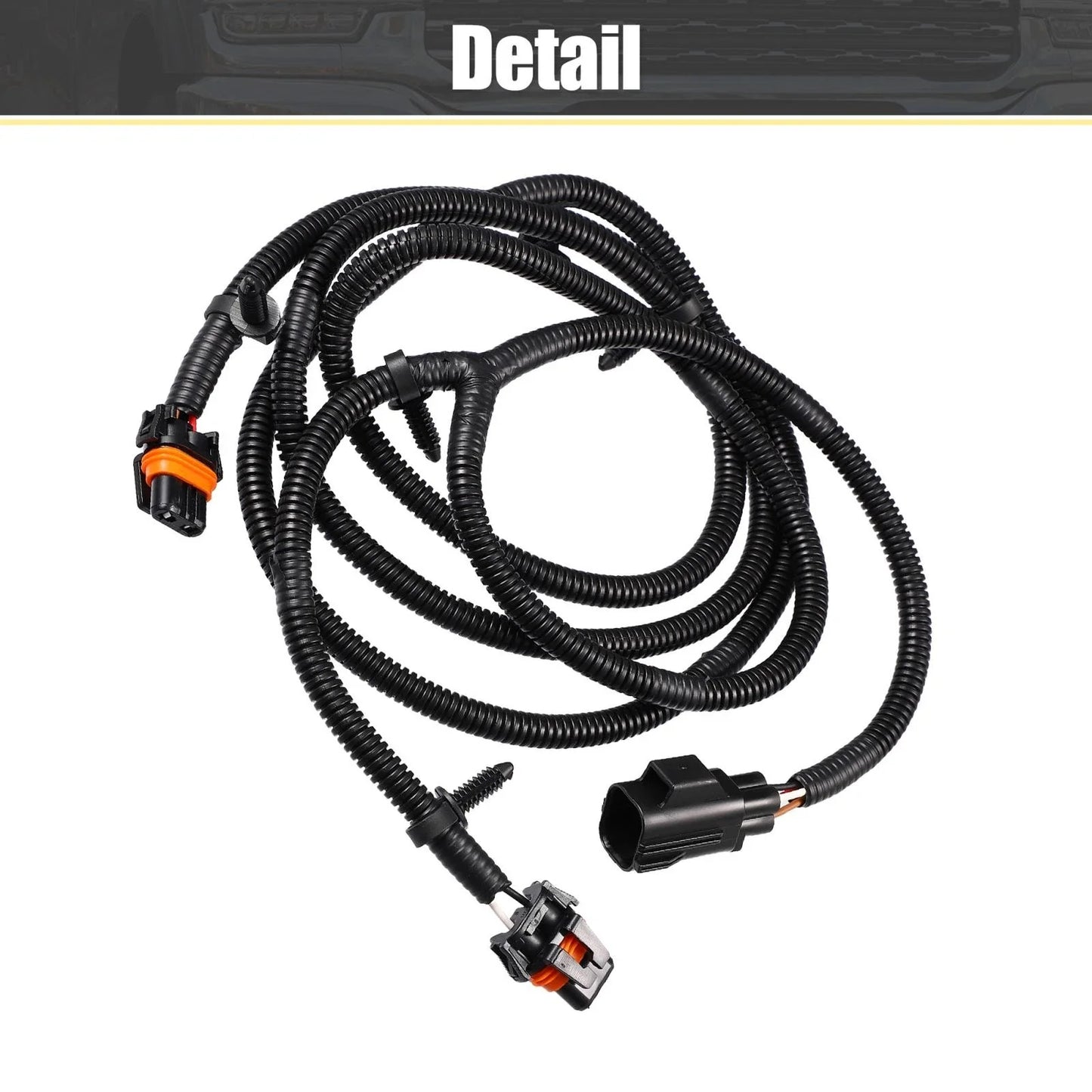 Fog Light Jumper Wiring Harness for Dodge Ram 2500 3500 4500 5500 (2010-2018)