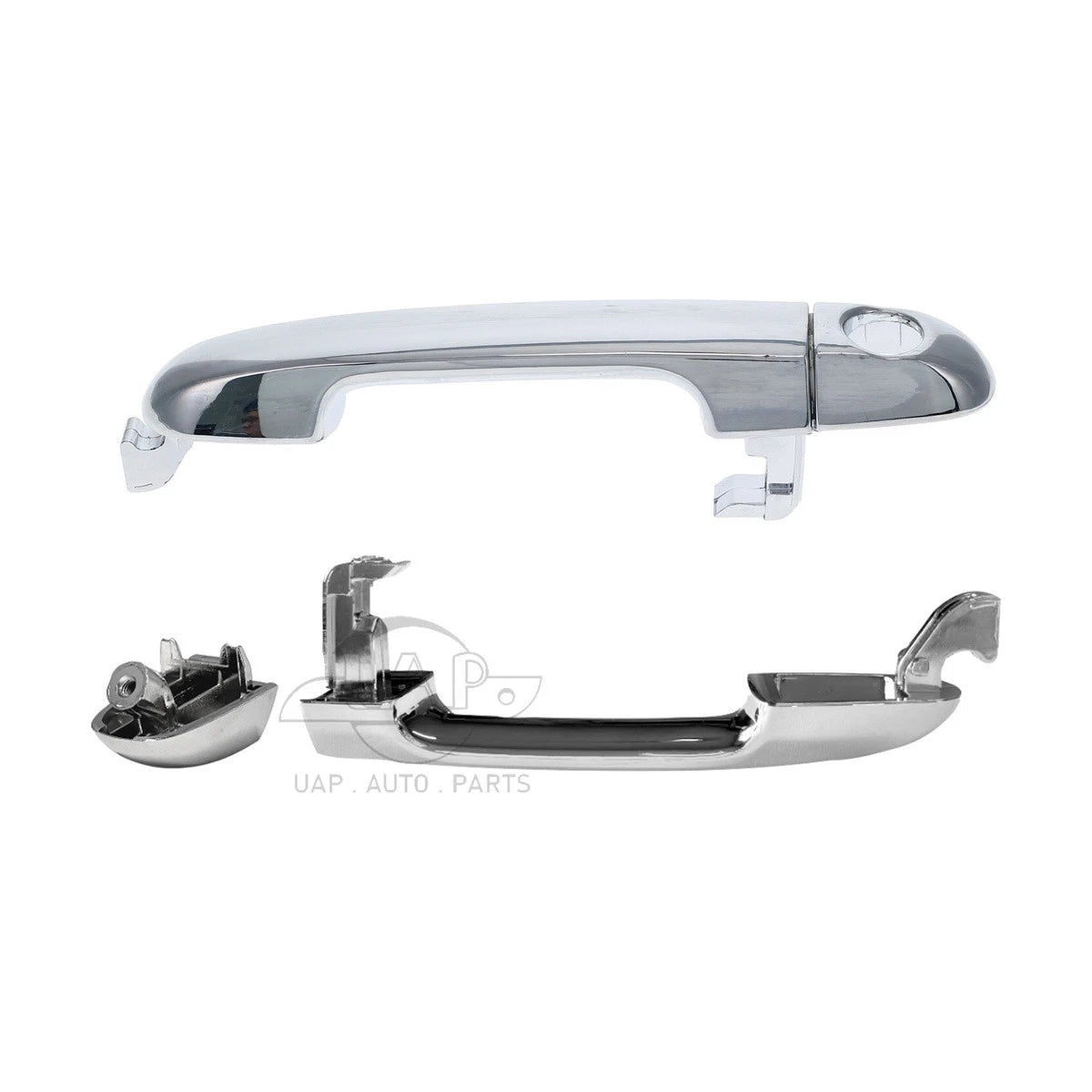 Set of 2 Chrome Outer Door Handles for Hyundai i20 (2009–2015)