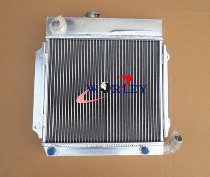 3 Row Aluminum Radiator with Fan for BMW 2002 (1968–1976)