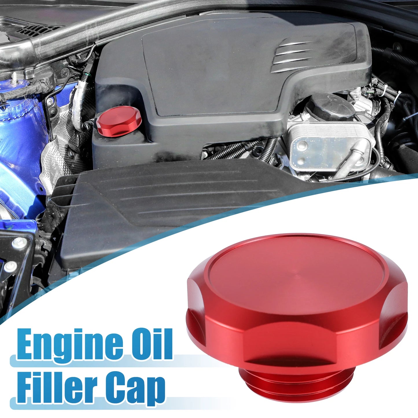 Oil Filler Cap for Nissan (Most Models) - Modified Red