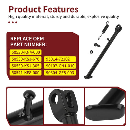 Side Kick Stand Assembly for Honda CRF100F XR100R (1985–2013)