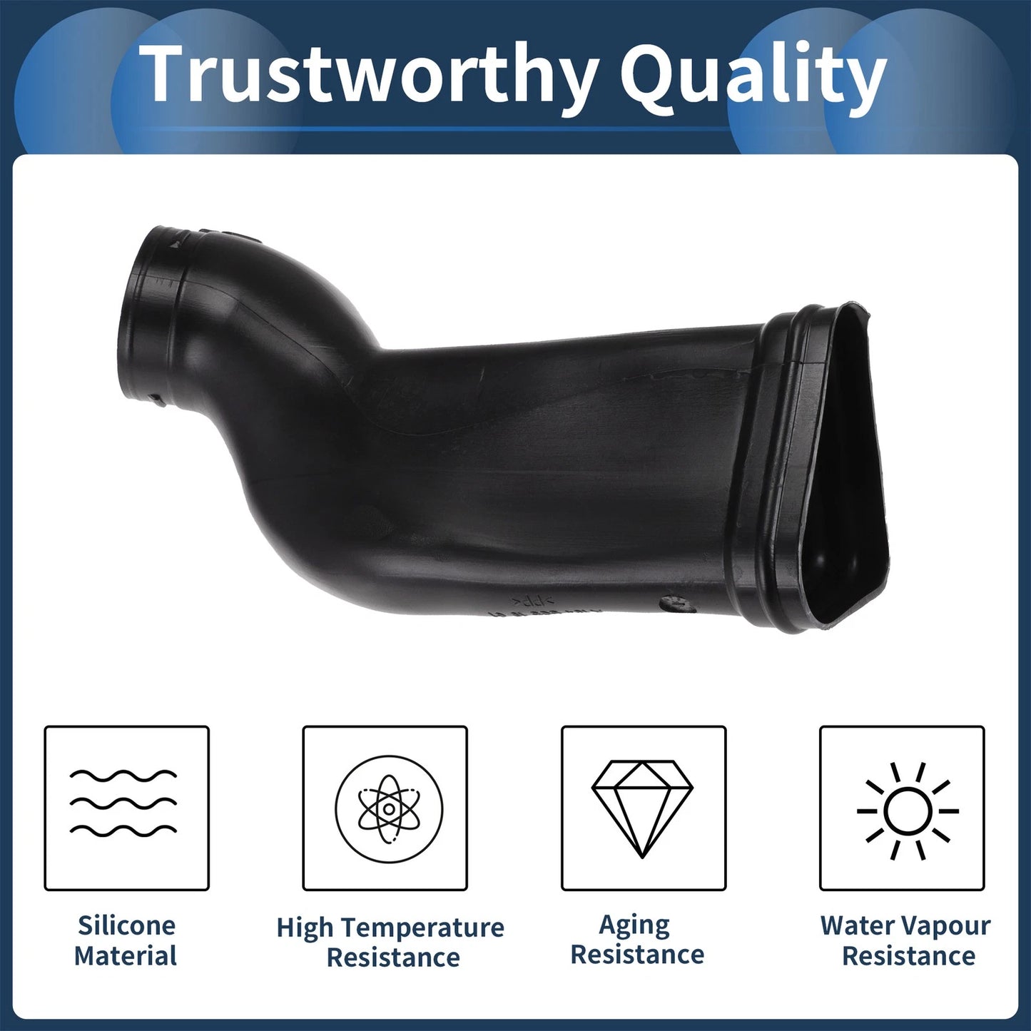 Engine Air Intake Hose for Mercedes-Benz (2006–2011) No. 1645051961 Silicone