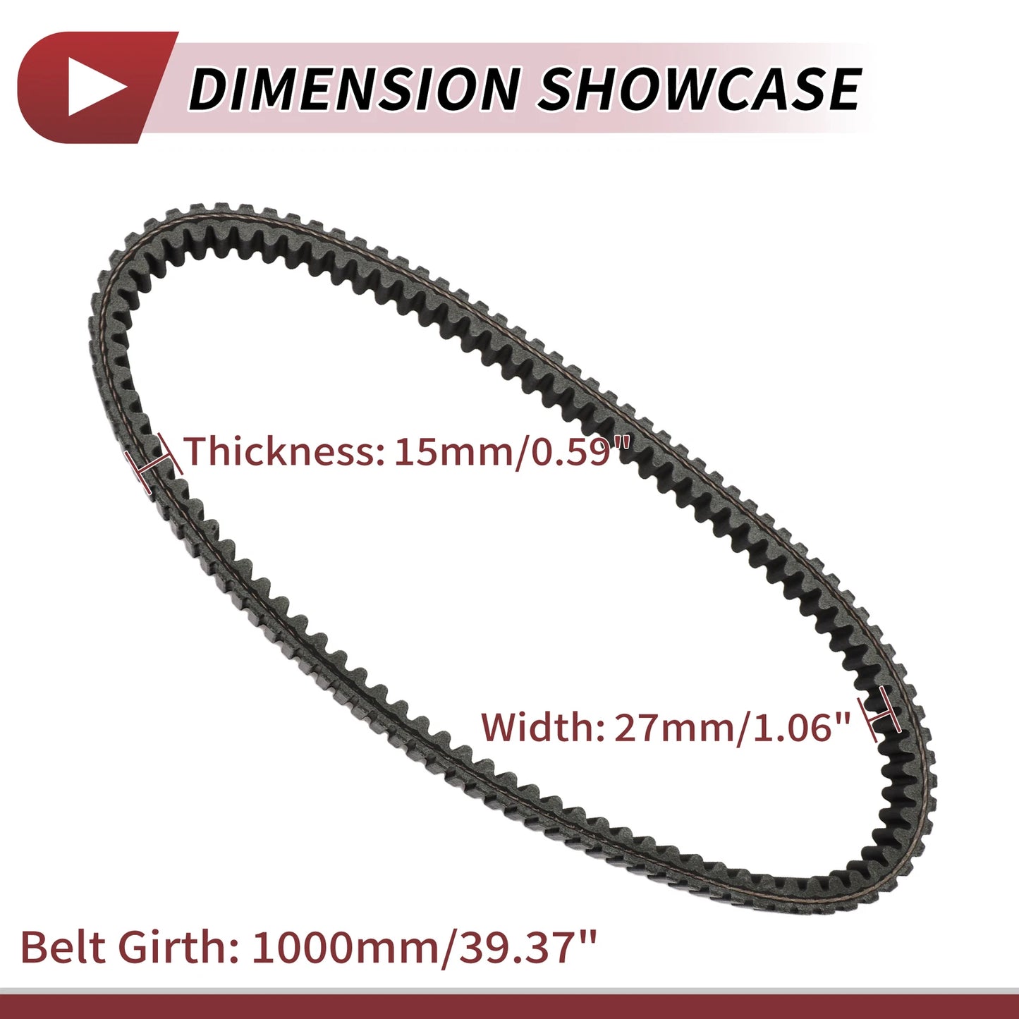 Drive Belt V-Belt No. 2760105H00000 for Suzuki Burgman 400 (2007–2023)