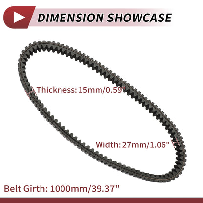 Drive Belt V-Belt No. 2760105H00000 for Suzuki Burgman 400 (2007–2023)