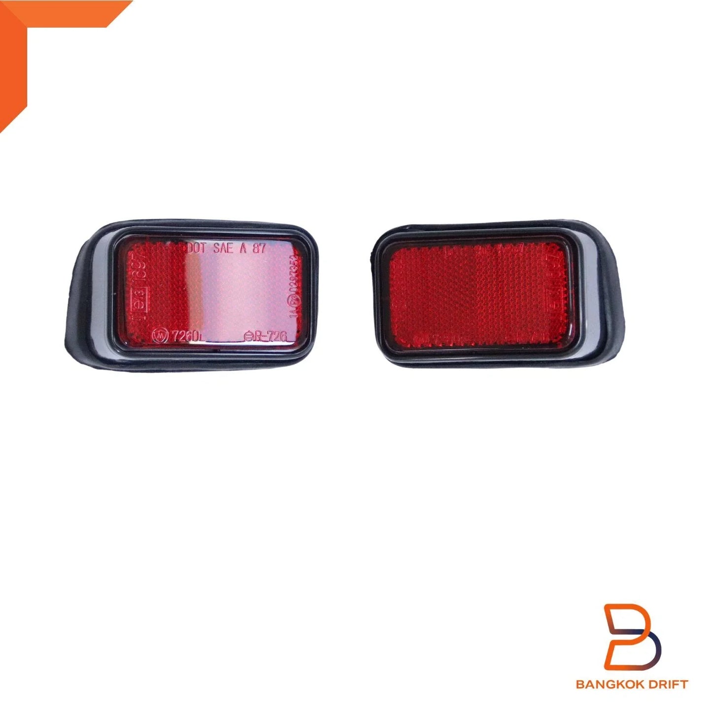 Rear Bumper Reflectors  Red for Toyota Hilux SR5 (1997-2005)