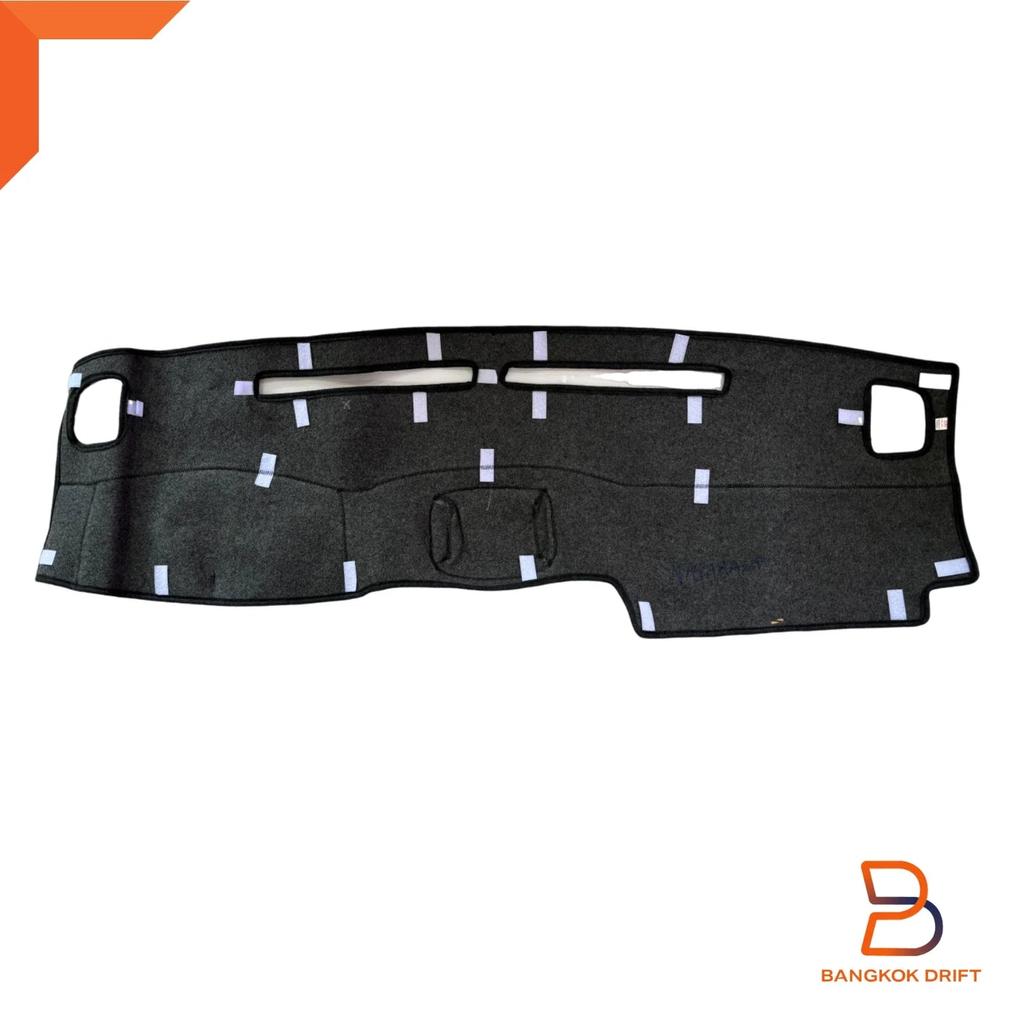 Dash Mat Cover for Nissan Navara D40 Ute 2005-2014 (Grey/Black)