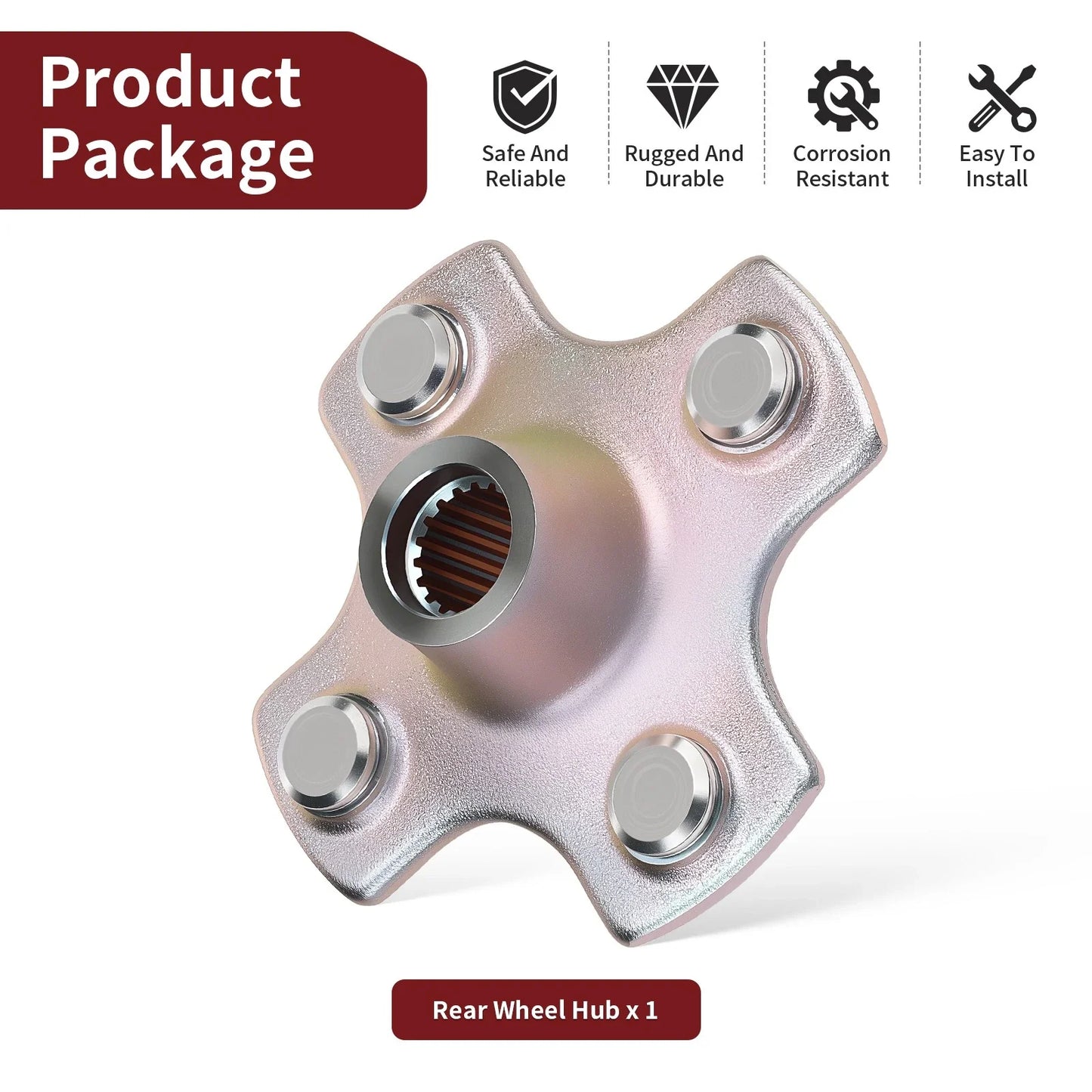 Left Rear Wheel Hub for Honda Sportrax 90 TRX90EX (2007–2008)