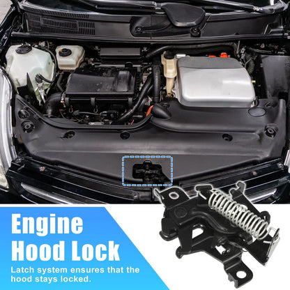 Hood Latch Lock Replacement for Toyota Prius (2010–2015) 53510-47092 Black