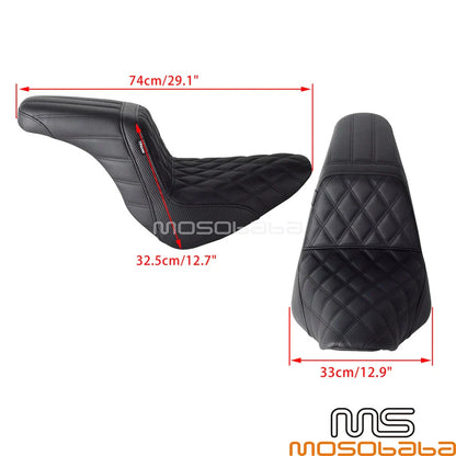 Gel Pad Seat for Harley Sport Glide FLSB, Low Rider S FXLRS (2018-2024)