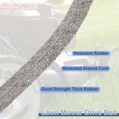 Lawn Mower Deck Belt for Husqvarna LT120 LT130 LT1238 LT1538 (No.144959/532144959)