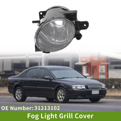 1 Pc Fog Light Grill for Volvo S80 (2007–2013) No. 31213102 Clear
