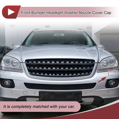Front Left Washer Nozzle Cover for Mercedes-Benz ML350 (2003-2011) Black