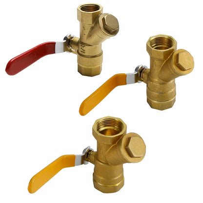 1" Brass Equal Y Ball Valve Filter for Various Applications (BSP)
