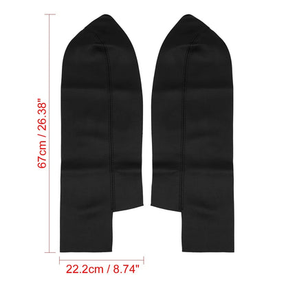 2 x Leather Front Door Panels Armrest Covers for Honda CR-V (2007-2016)