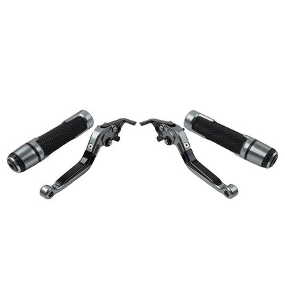 Titan Folding Brake Clutch Levers Grip Set for Suzuki GSXR600/750 (2006-2019)