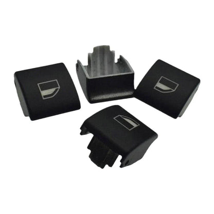 4x Window Switch Button Caps for BMW E46 323i 325i 330i M3 328i (1998-2006)
