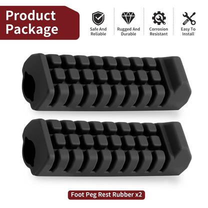 2X Rubber Foot Rests for Suzuki LT80S (1987–2006)