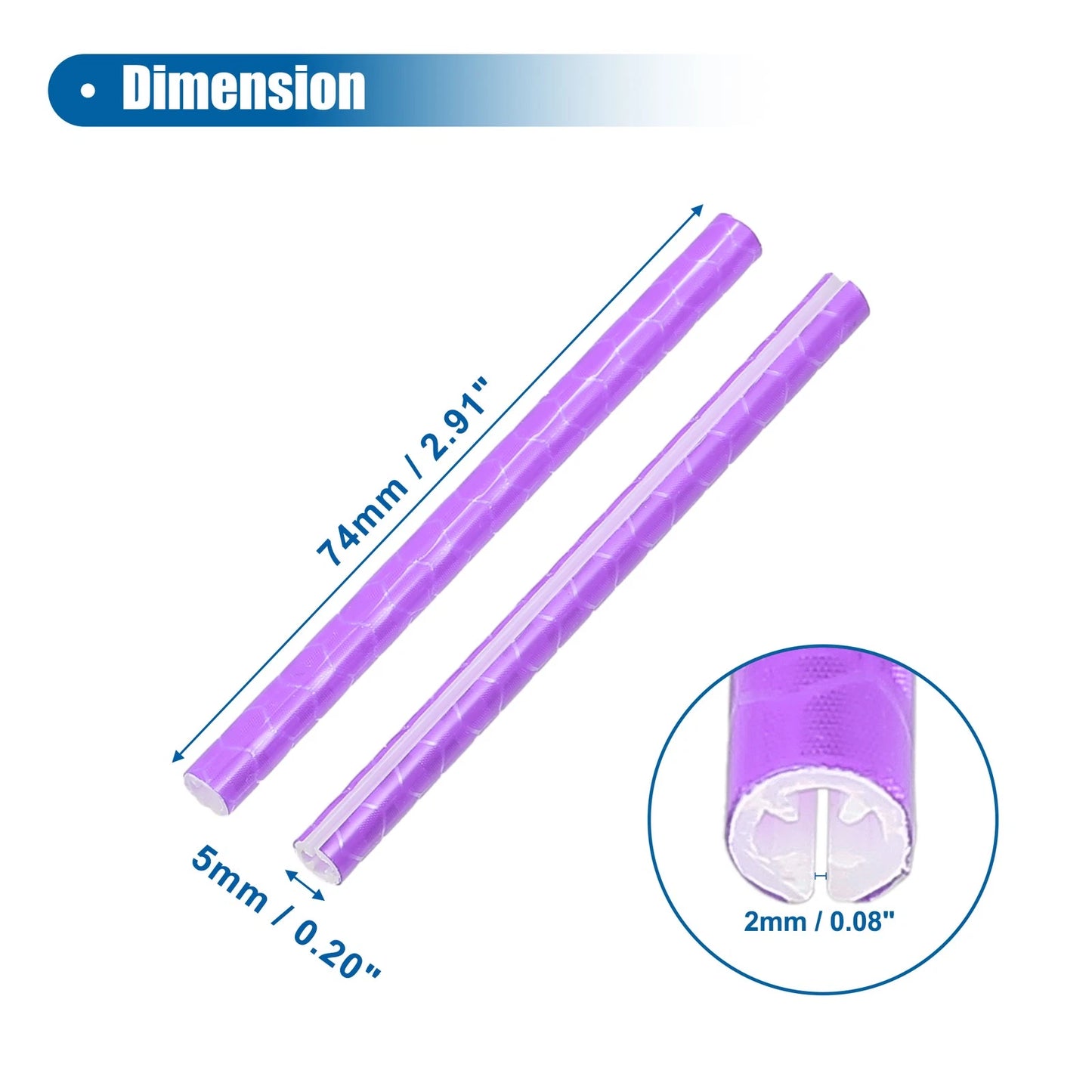 36 Pcs Bicycle Reflector for Bike (Reflective ABS Purple)