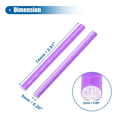 36 Pcs Bicycle Reflector for Bike (Reflective ABS Purple)