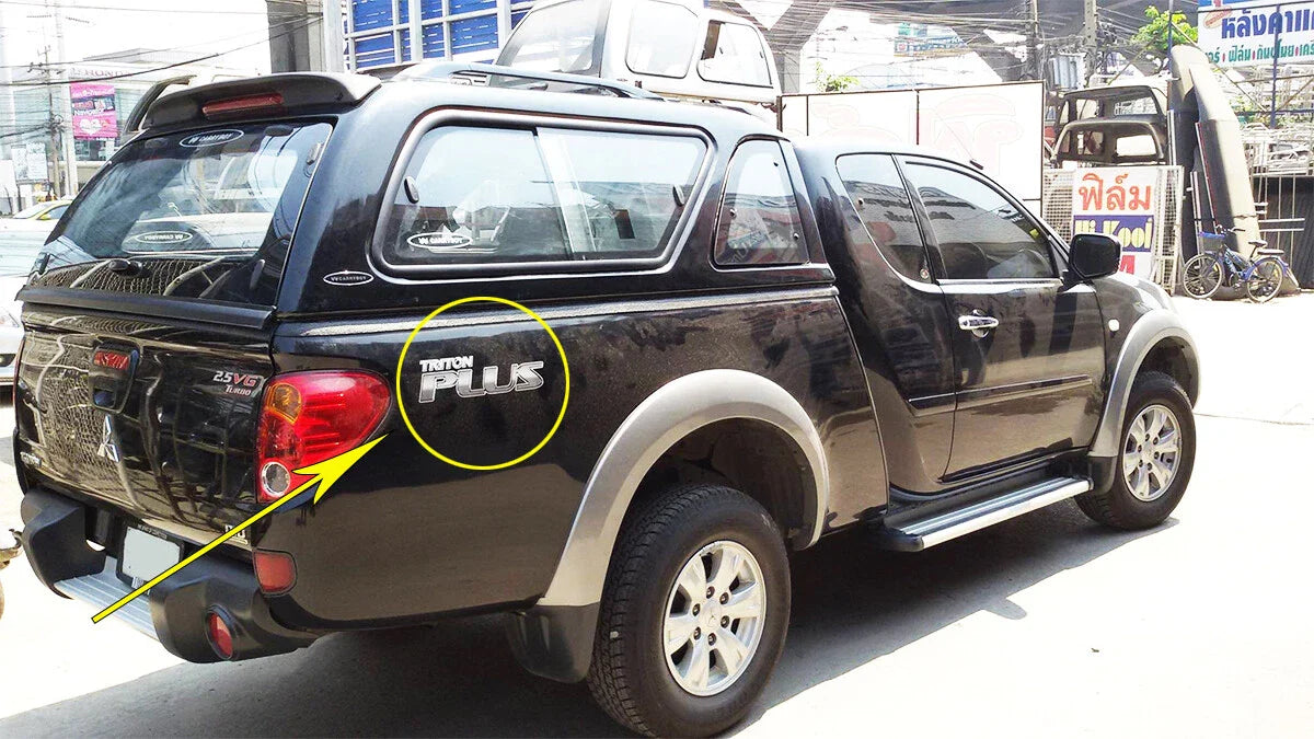 PVC Side Cabin Rear Sticker Decal for Mitsubishi Triton L200 (2005-2014)