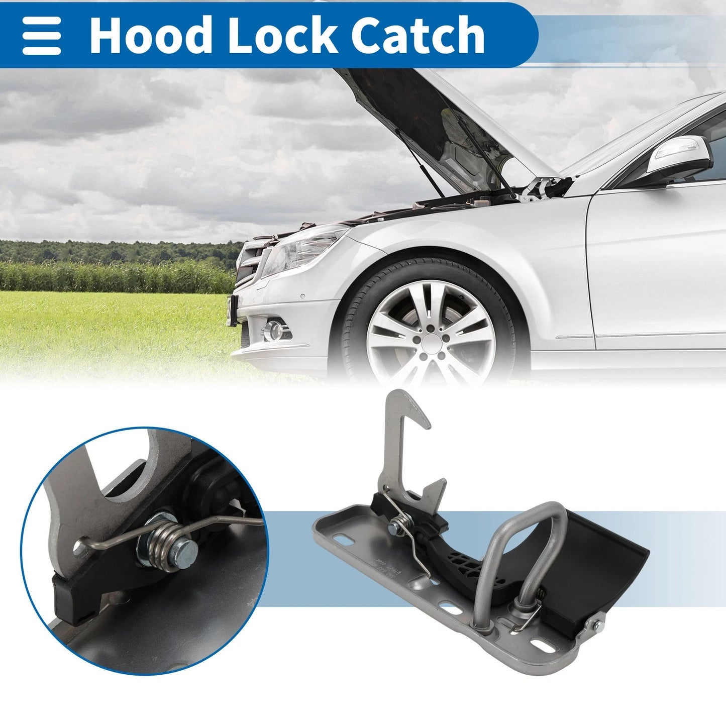 Hood Latch Assembly for Volkswagen Magotan (2012–2016) No. 3AD823480