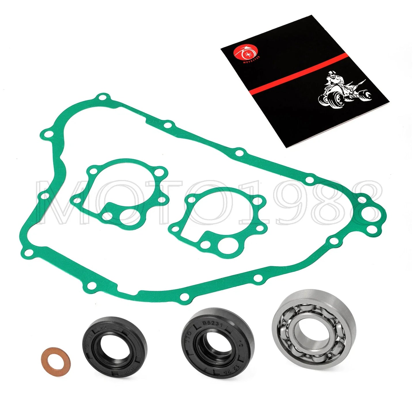 Water Pump Impeller Gaskets Seals Rebuild for Honda CR250 CR250R (2002–2007)