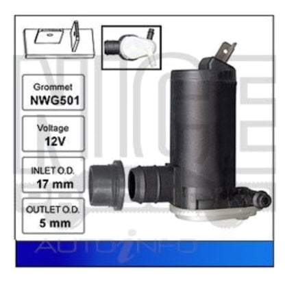 Windscreen Washer Pump for Ford Explorer (1996–1998)