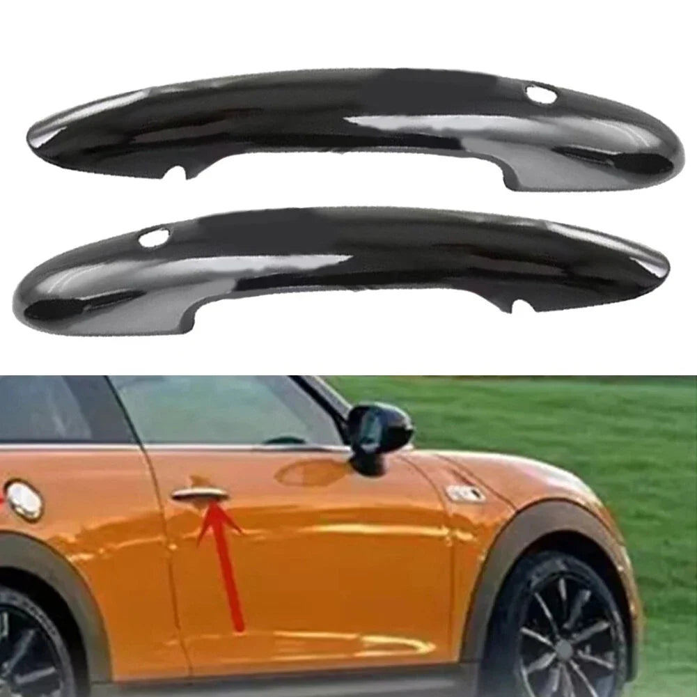 Door Handle Cover / Glossy Black / for MINI Cooper