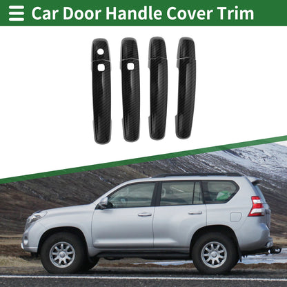 Car Door Handle Cover Trim for Suzuki Swift Vitara S-CROSS (Carbon Fiber)