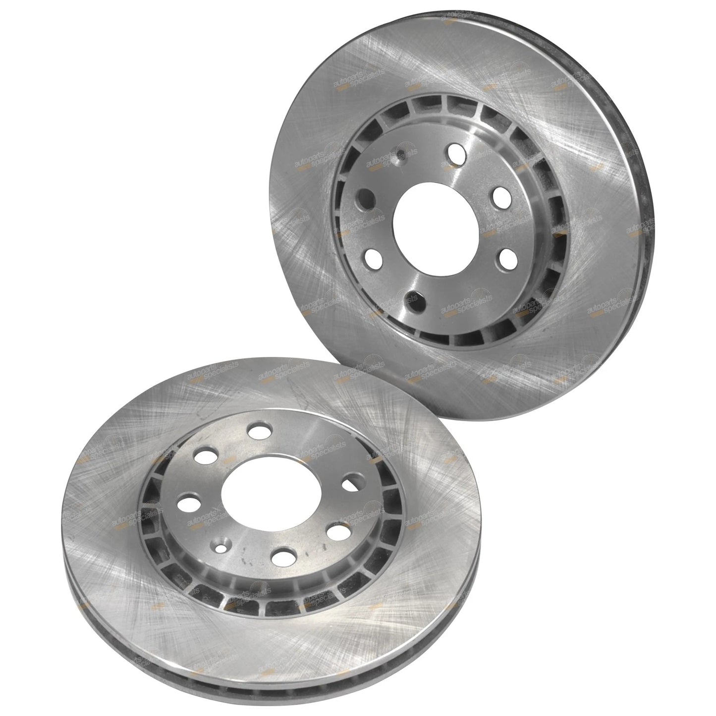 2x Front Disc Brake Rotors for Daewoo Espero (1995–1997)