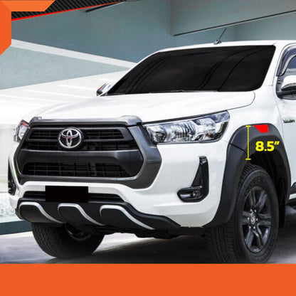 8.5" Fender Flares for Toyota Hilux SR5 Dual Cab 4x4 (2020-2023)