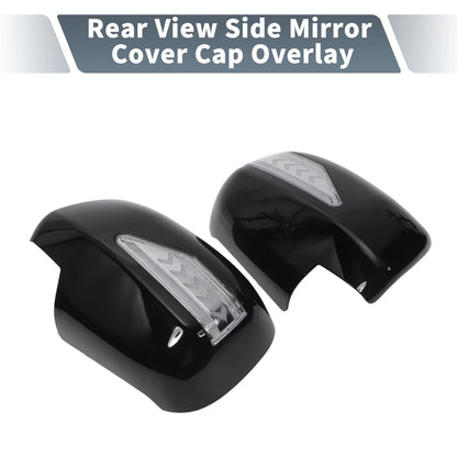 Rearview Mirror Cover Overlay Gloss Black for Lexus RX330 RX350 (2003)