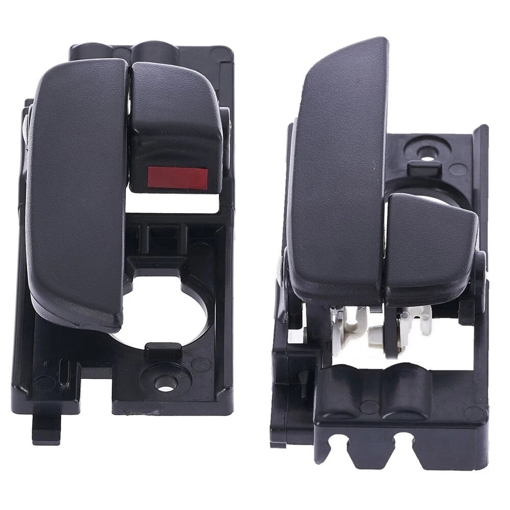 Set of 2 Black Inner Door Handles for Hyundai Accent (2005–2009)
