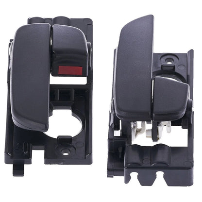 Set of 2 Black Inner Door Handles for Hyundai Accent (2005–2009)
