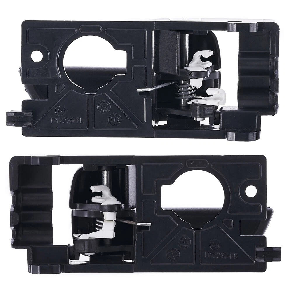 Set of 2 Black Inner Door Handles for Hyundai Accent (2005–2009)