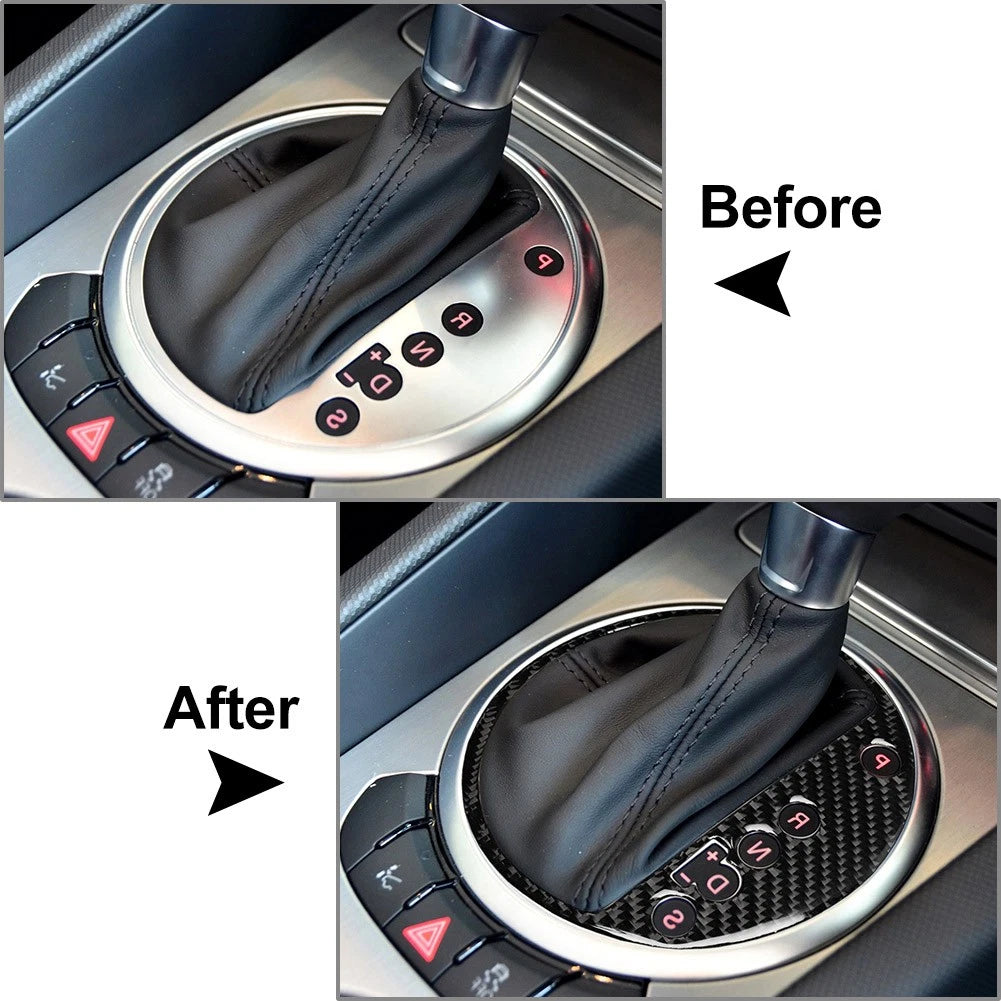 Carbon Fiber Armrest Storage Box Cover Trim for Audi A3 S3 (2013–2020)